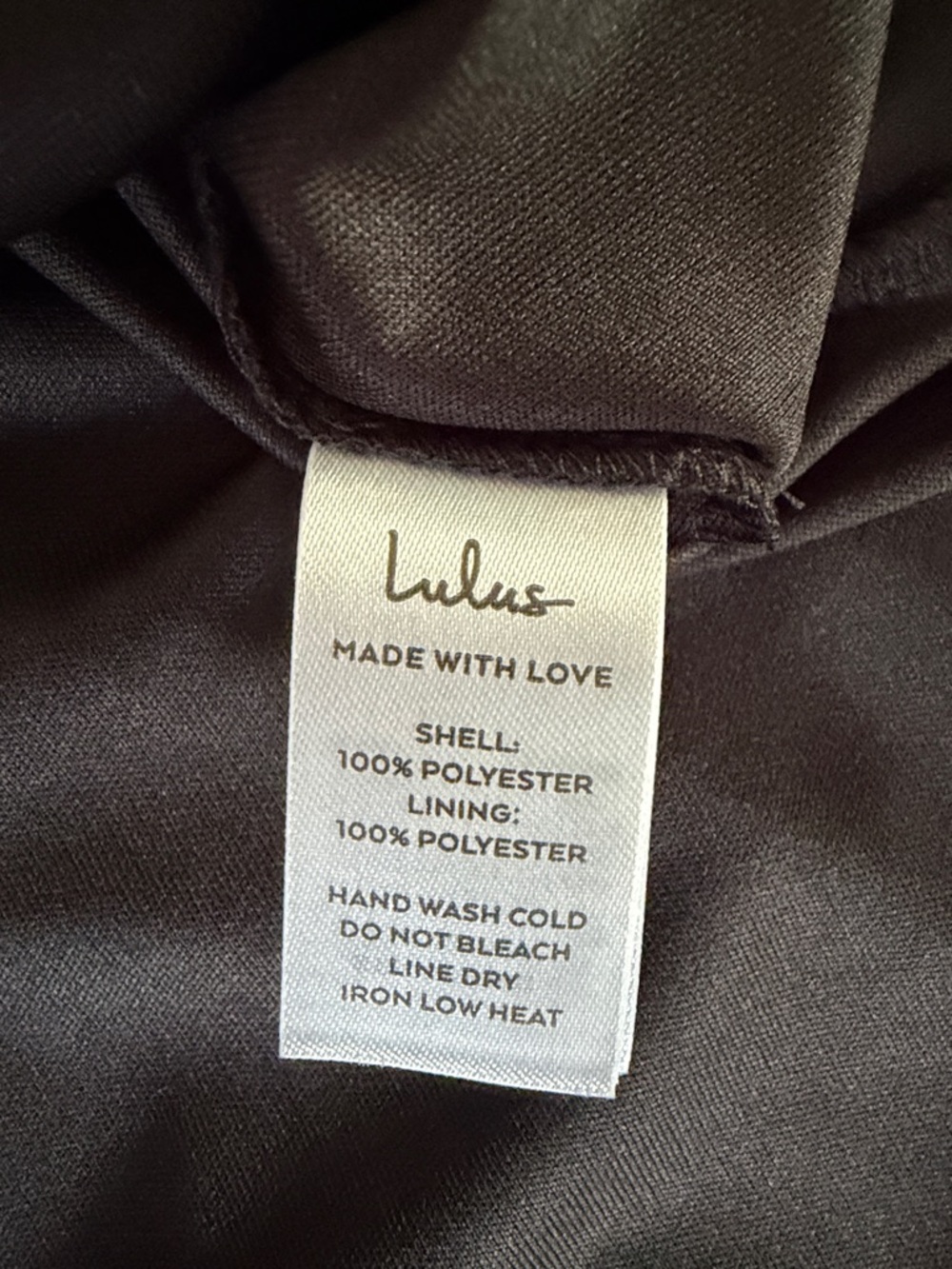 NWT Lulus Black Spaghetti-Strap Maxi Dress with Front Slit Medium - Picture 8 of 8